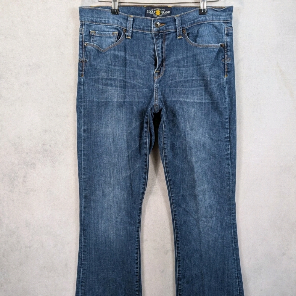 Lucky Brand Sofia Boot Jeans Women’s Size 33x32 Blue Bootcut Stretch Denim